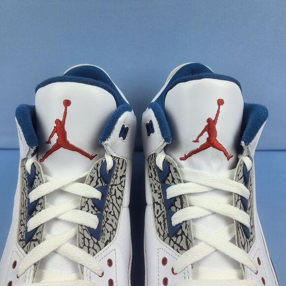 Air Jordan 3 Retro 2011 Mens Size 13 "True Blue" Basketball Sneakers 136064-104 - Picture 6 of 16